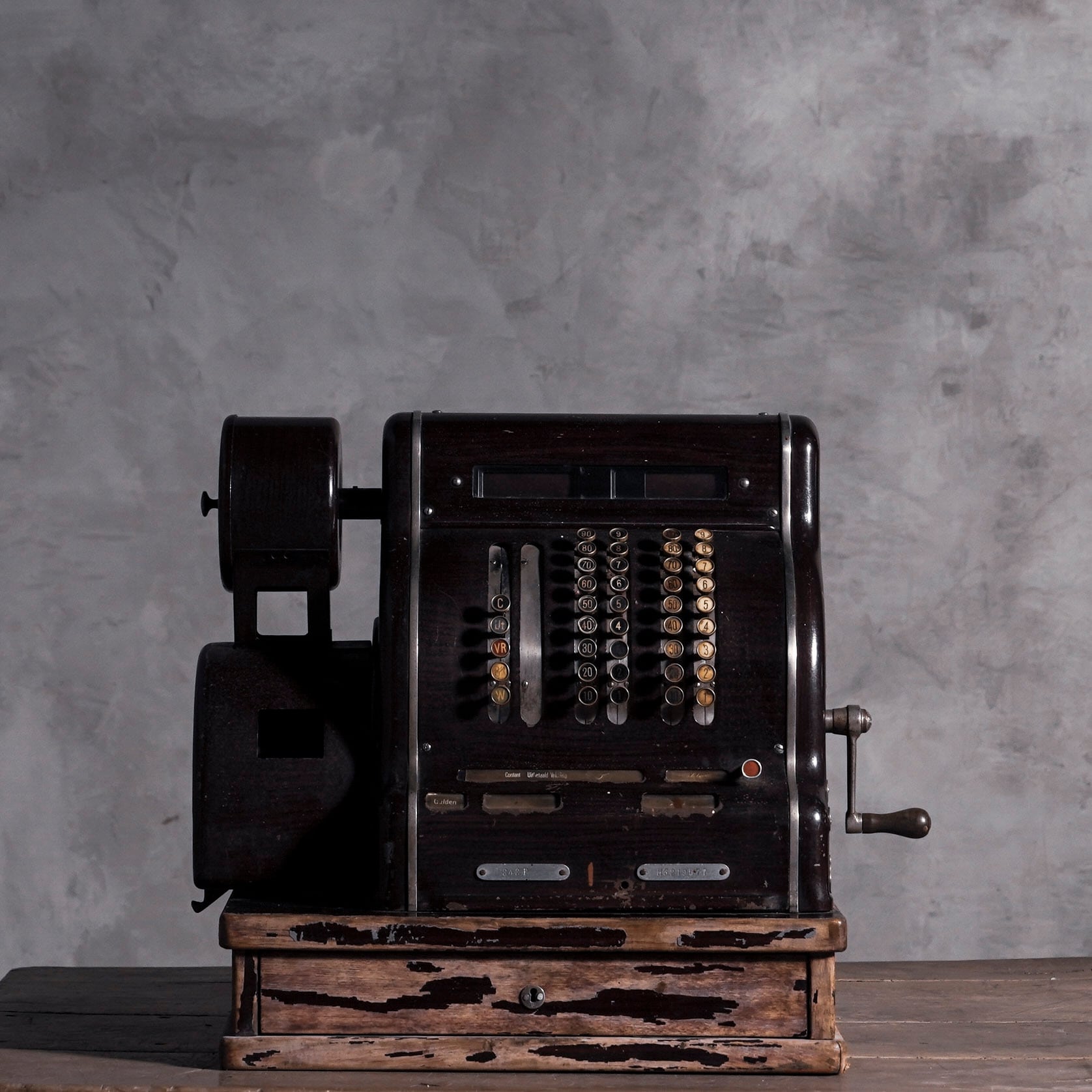 レジ/レジスター/アンティークレジスター/アンティーク/ブラック/ディスプレイ/撮影アイテム/空間装飾