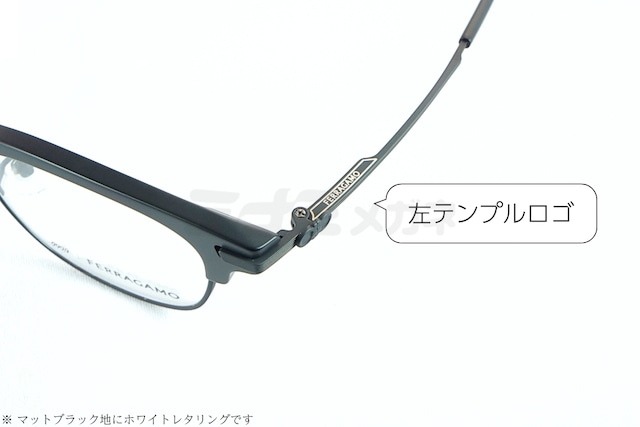 999.9×FERRAGAMO メガネ SF9022 002 サーモント ブロー ウエリントン コラボモデル アジアンフィット オシャレ ブランド フォーナインズ フェラガモ 鯖江 日本製 正規品-4枚目