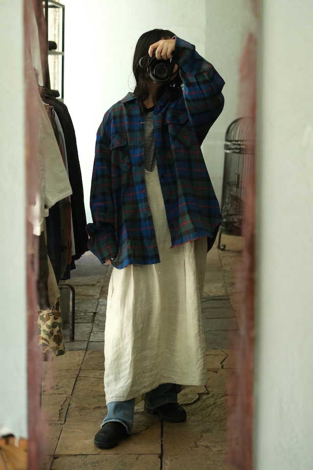 Utah/90's "Dickies" heavy flannel shirt/NOS