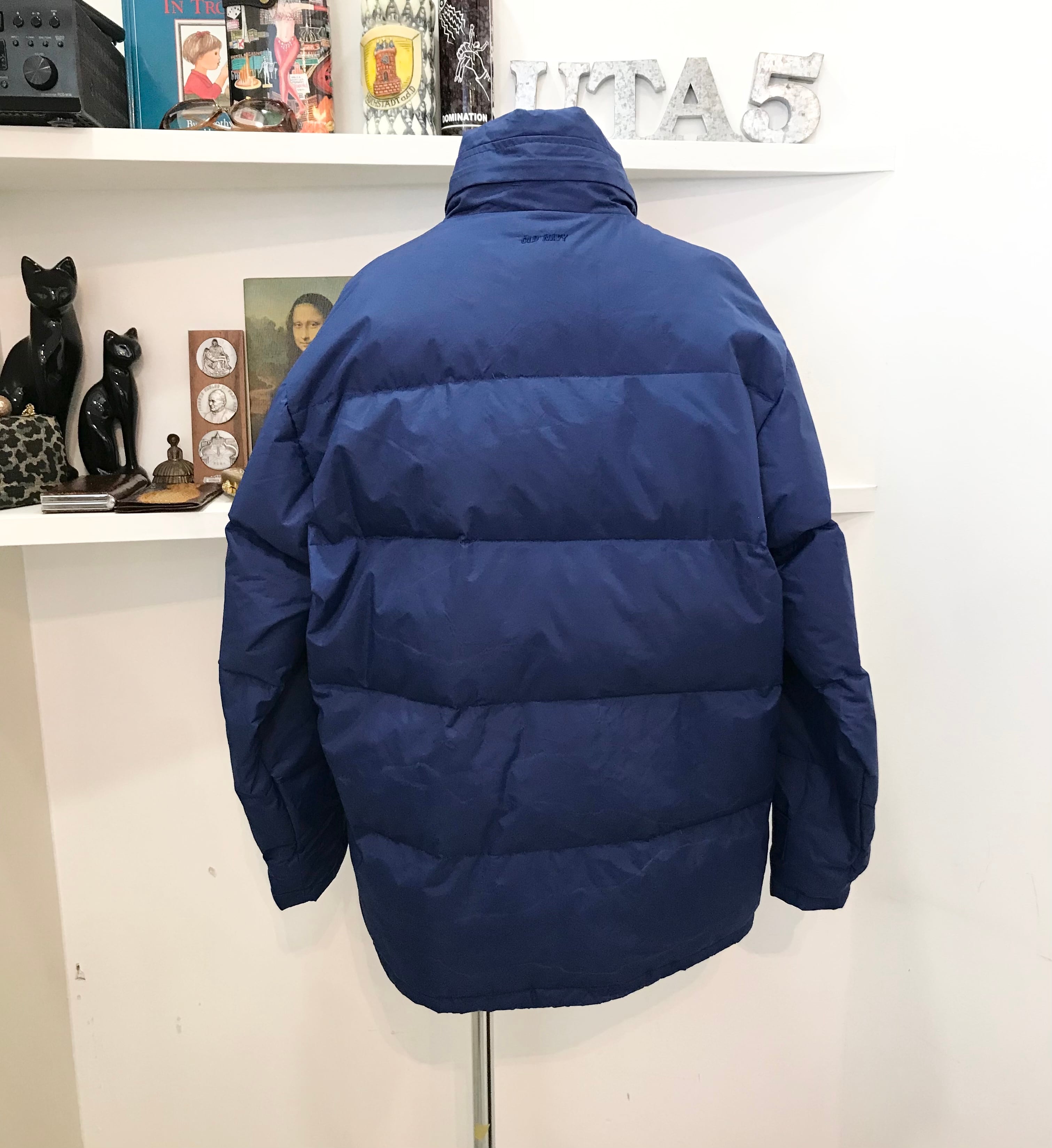 OLDNAVY/downjacket/blue/オールドネイビー/ヴィンテージ/ダウン ...