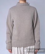 ふっくらカシミヤ糸のセーター size02（CAA-923）