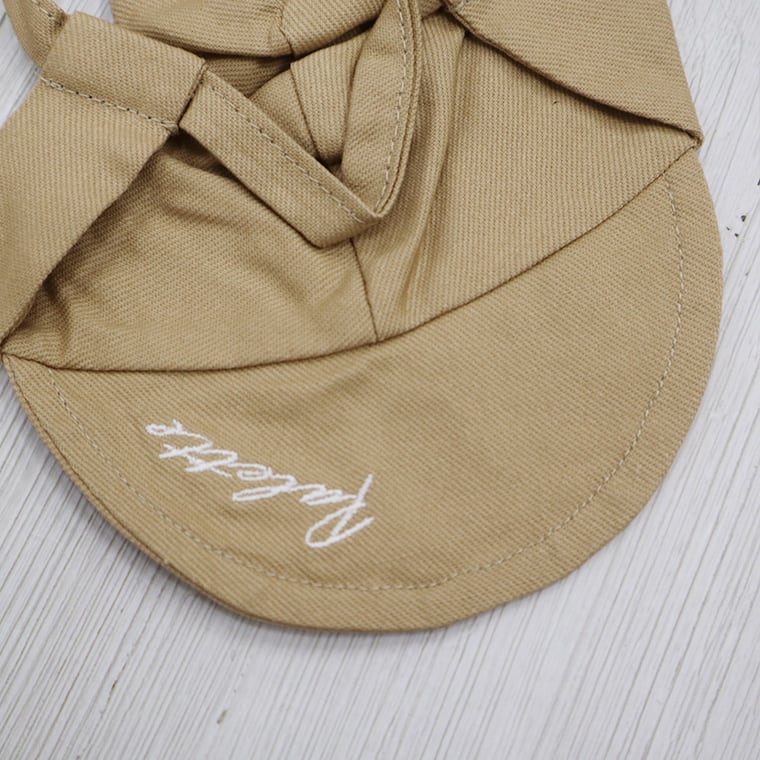 pallet hat M ～ L / 犬 帽子 キャップ ハット おしゃれ シンプル サファリ風 紫外線対策 ドッグウェア 日よけ 被り物 小型犬 中型犬 小物 韓国ワンコ服 zoobico