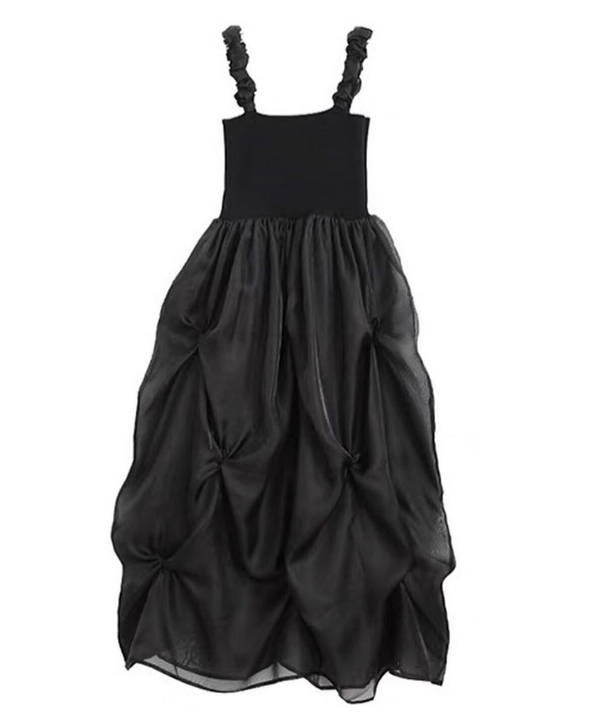 タックデザインキャミワンピース