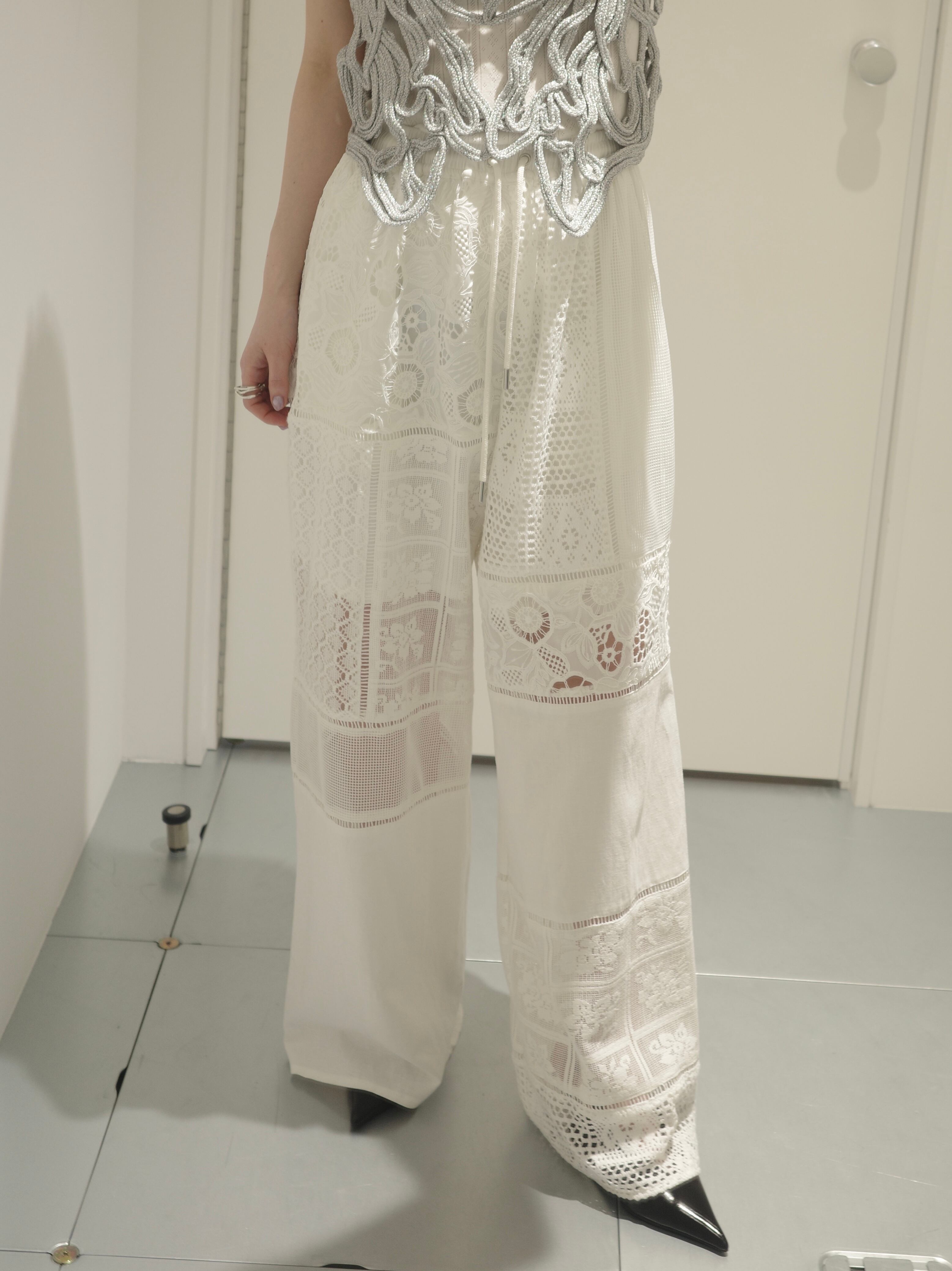 OPEN YY 26SS FLORAL フラワープリント ギャザーパンツ 26SS】OPEN YY オープン ワイワイ / FLORAL FULL GATHER PANTS