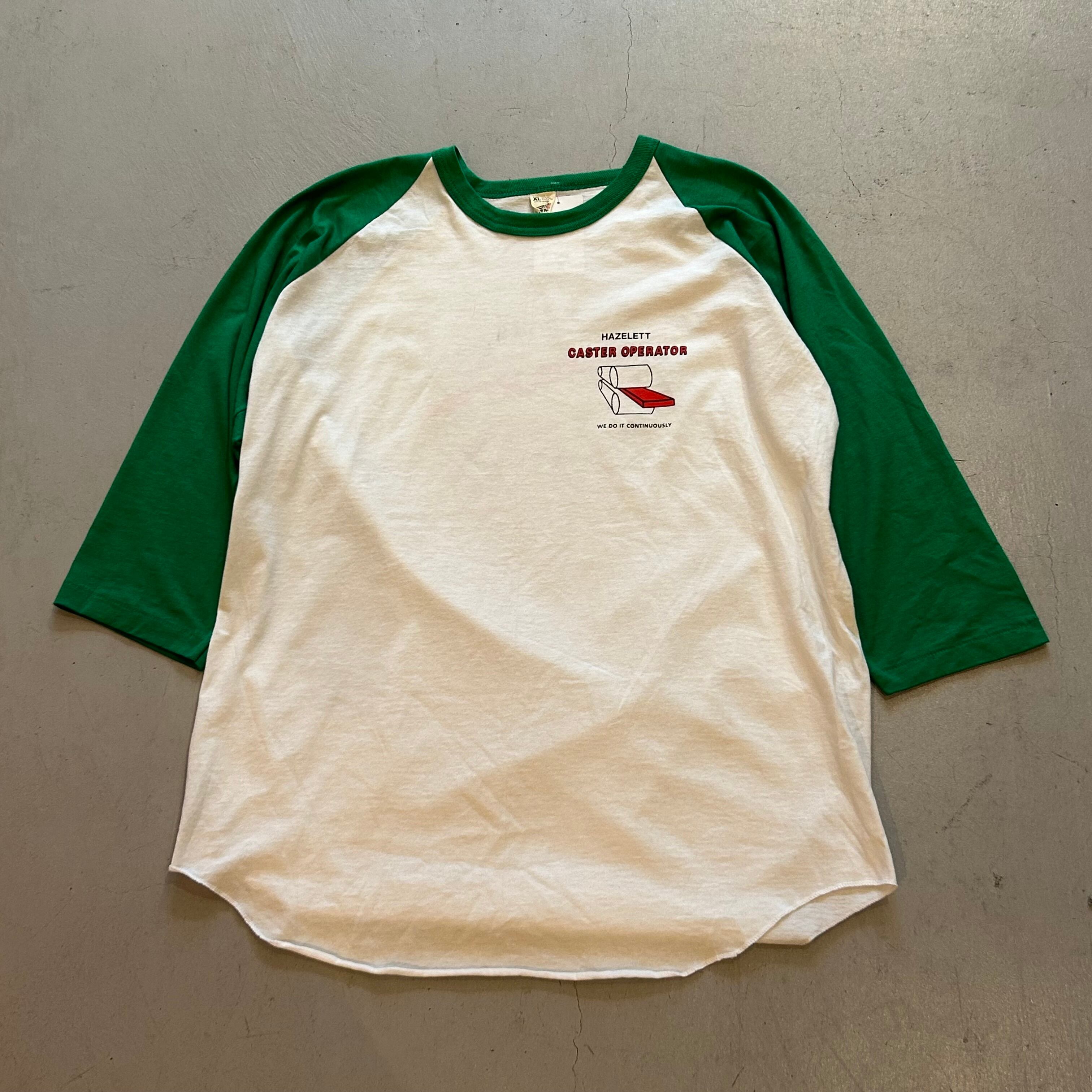 80s HAZELETT raglan t-shirt【高円寺店】