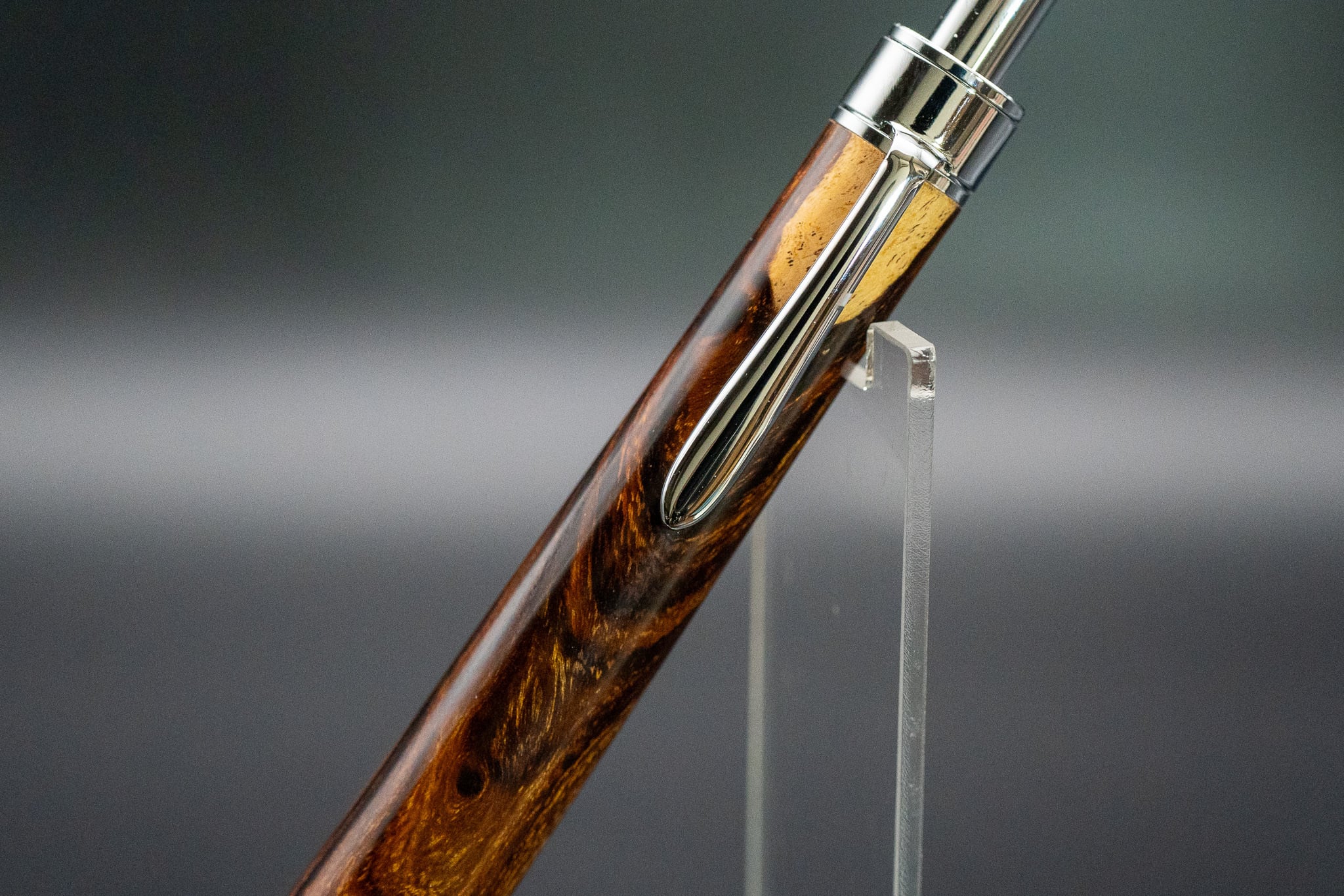砂漠の宝石】デザートアイアンウッド 特上 silver MP | 木軸ペン工房