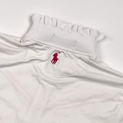 POLO GOLF RALPH LAUREN ポロゴルフ ラルフローレン 長袖 ハーフジップ ストレッチ シャツ XS/ホワイト系 レディース