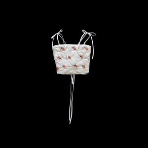 Re; project / 【Corset Bustier】1930s French Flower Boutis