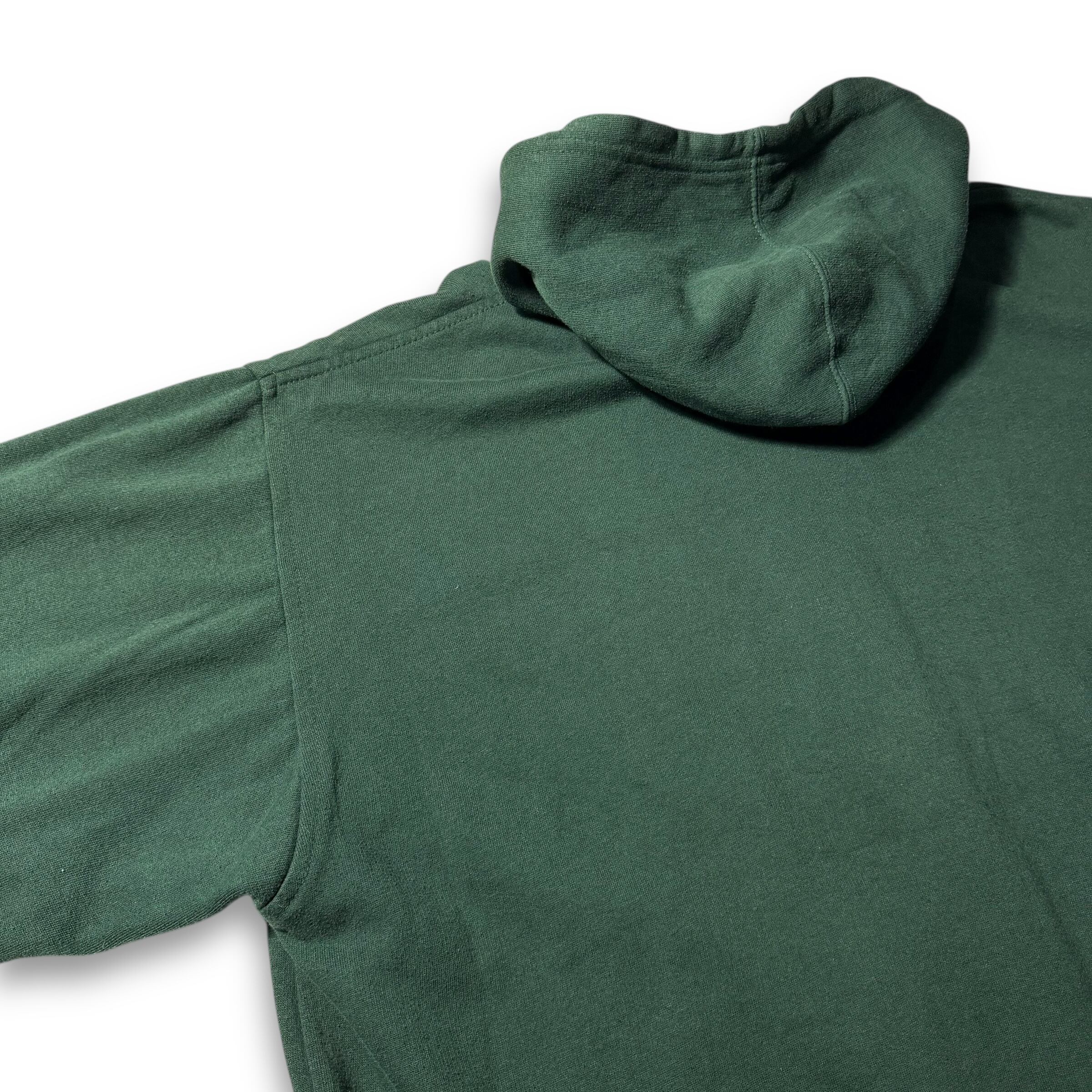 BIG SIZE Double Face Zip Up Hoodie 古着 サーマル フーディ ジップ