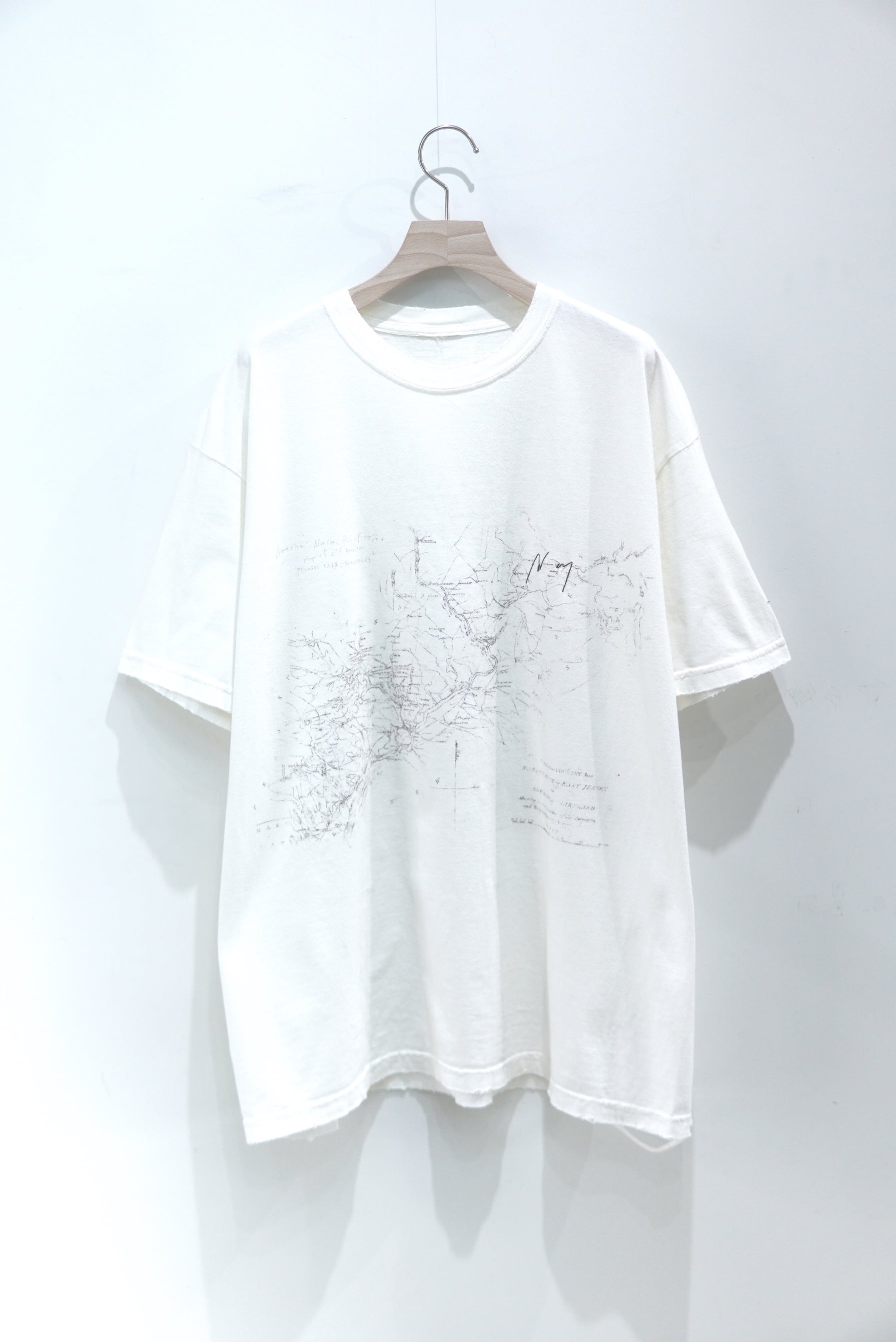 ANCELLM / OLDMAP T-SHIRT / ANC-CT111