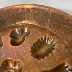 コッパーモールド お菓子焼き型　銅の焼き型　大きなパンケーキ用　アンティーク焼き型