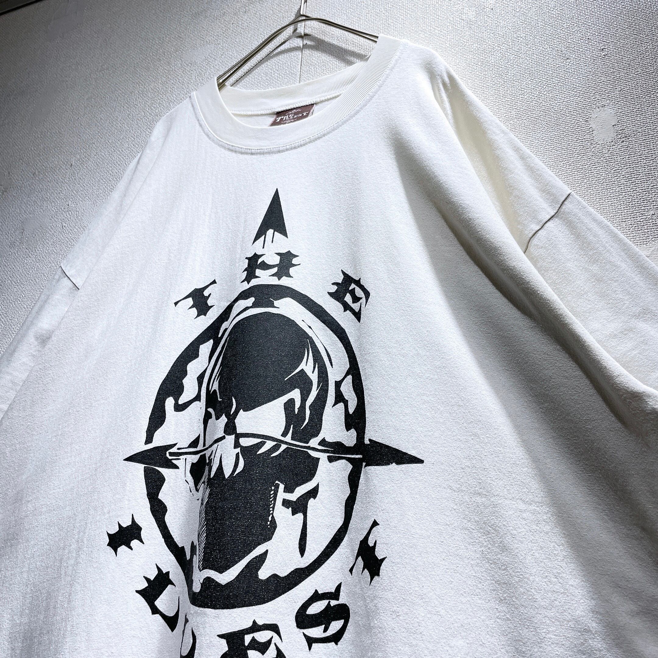 ” THE ILLEST SHIT ” Skull printed Over silhouette Tee