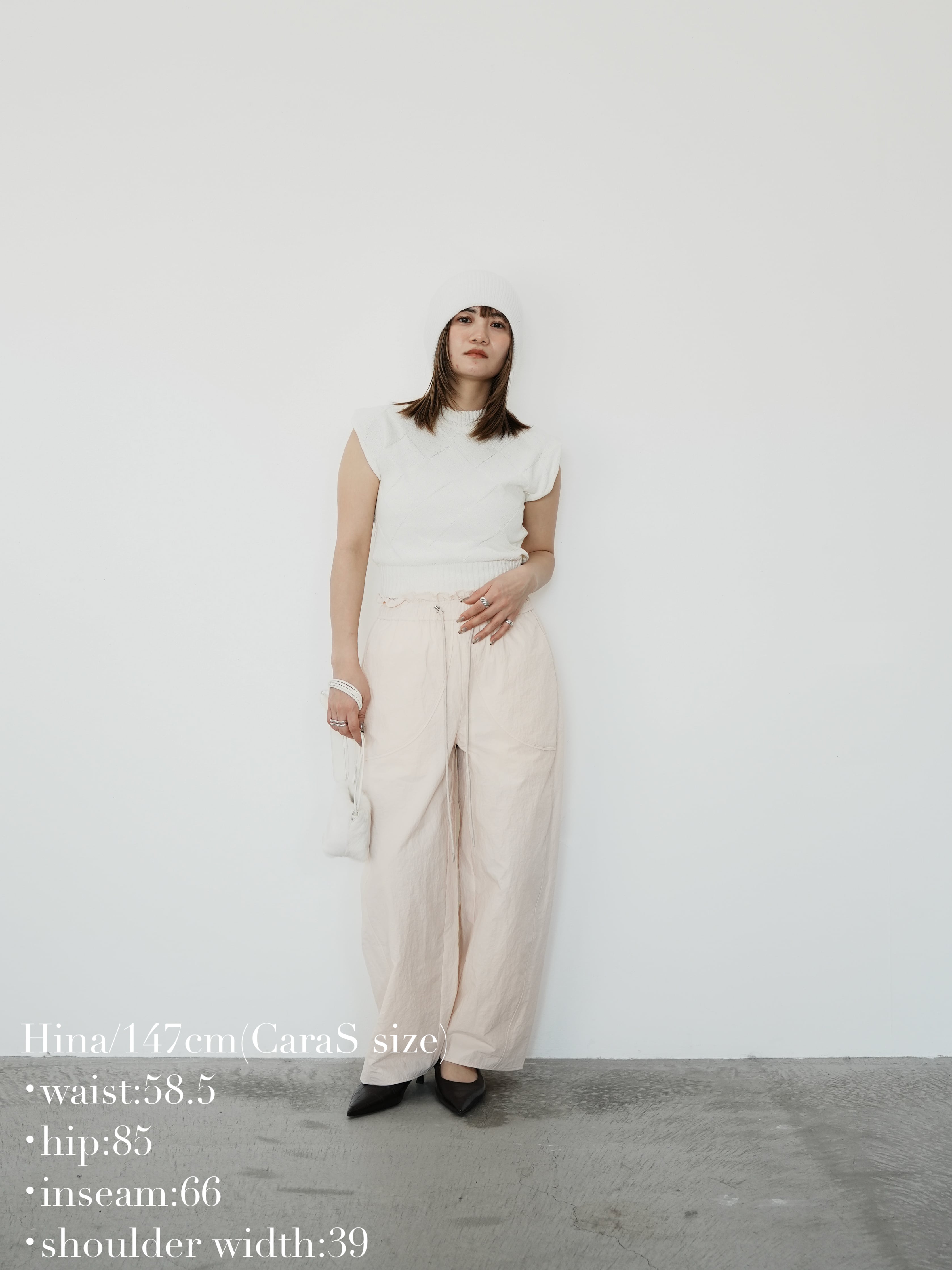 curved drawstring pants | Katrin TOKYO