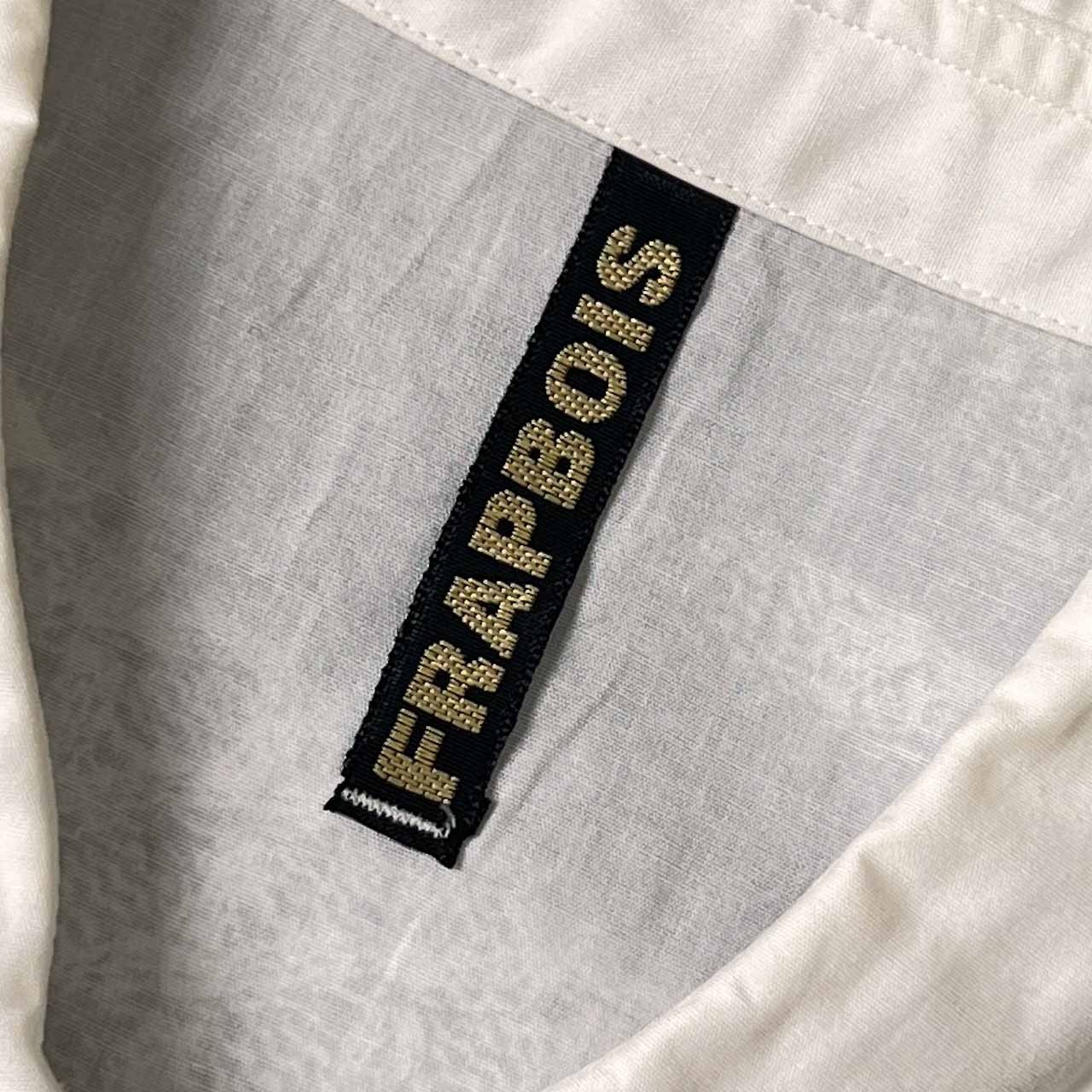 FRAPBOIS フラボア メガネ プロデューサー巻き デザイン 半袖シャツ 2/ホワイト メンズ