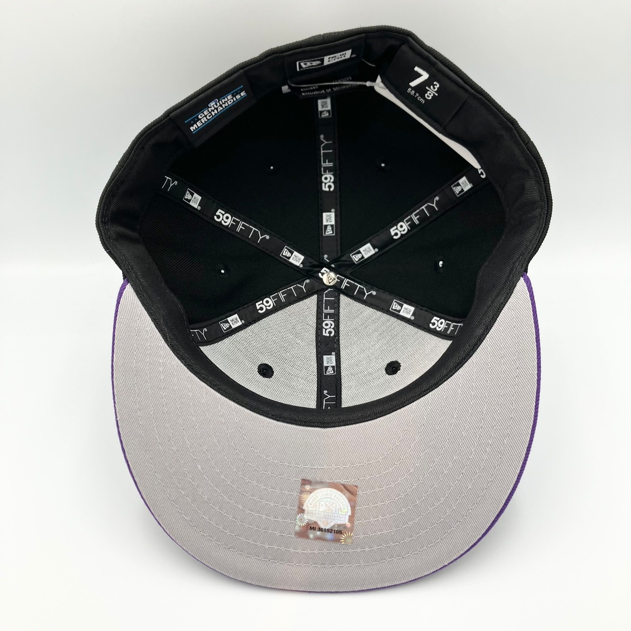 サイズ入力【NEW ERA 59FIFTY/5950】MiLB アルバカーキ・アイソトープス ブラック パープル