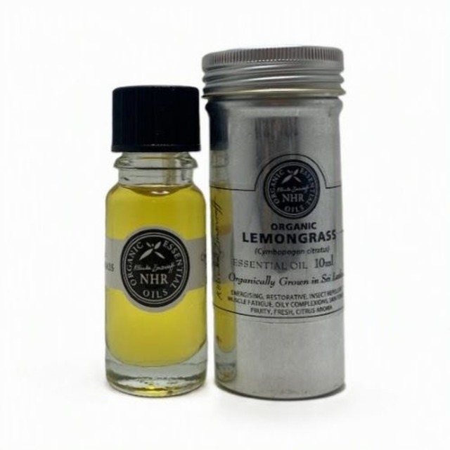 レモングラス　オーガニック エッセンシャルオイル　10ml（NHR精油）