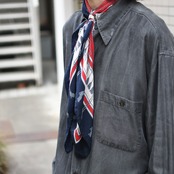 ARMANDO CARUSO pattern silk scarf