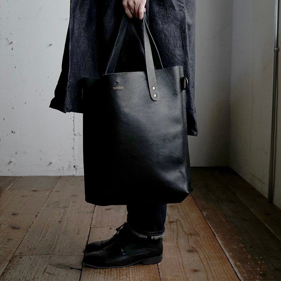 フランス製レザートートバッグJohn Woodbridge＆Sons Maker John Woodbridge & Sons Makers｜ヴィンテージ レザー トートバッグ