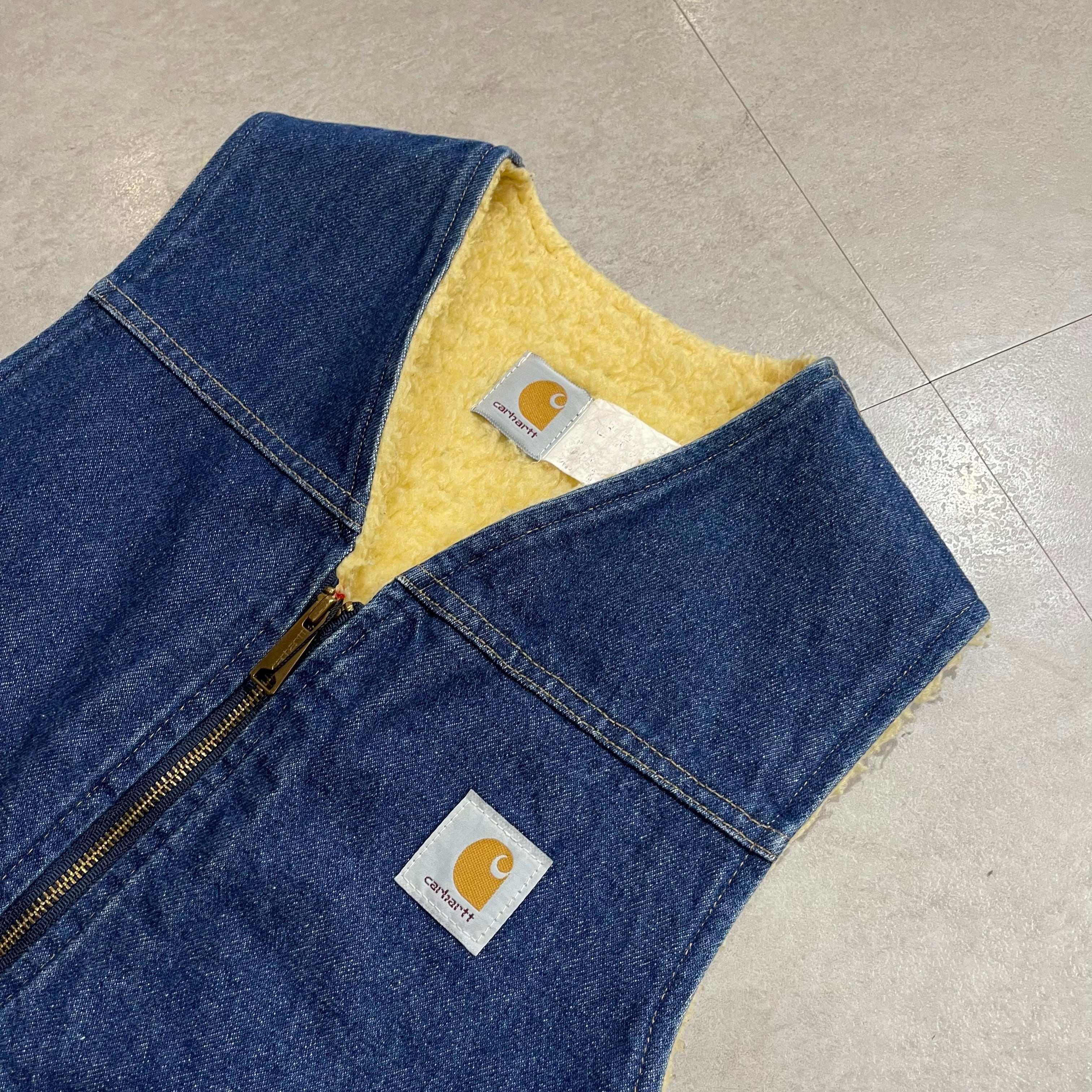 sizeM【 Carhartt 】カーハート デニムベスト ベスト ブルー sizeM【 Carhartt 】カーハート デニムベスト ベスト ブルー