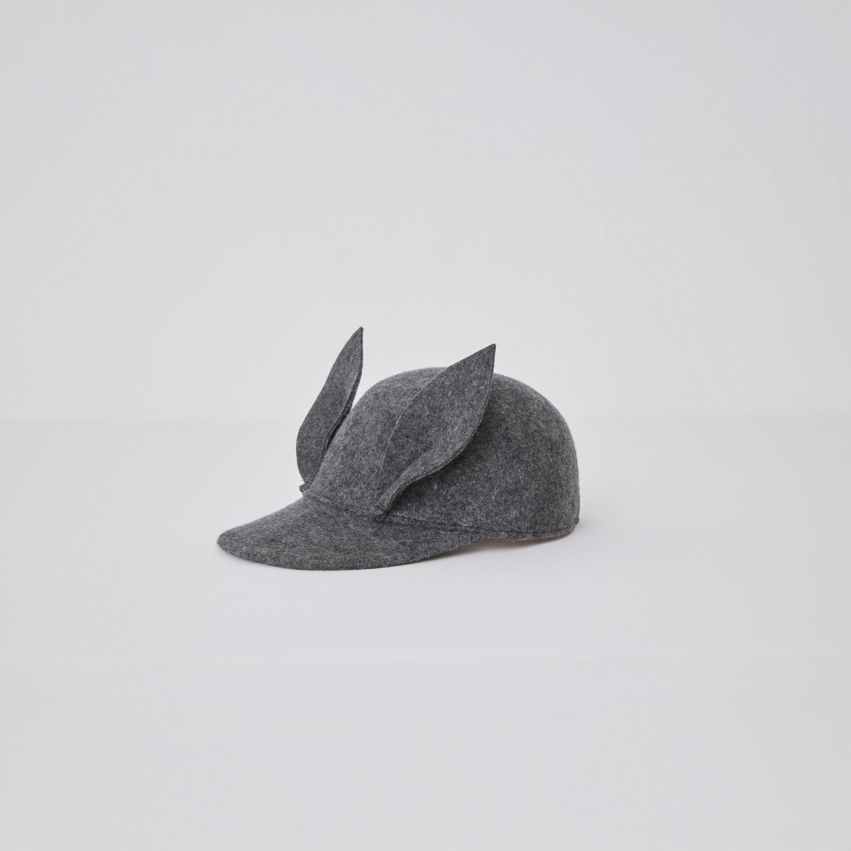 eLfinFolk(エルフィンフォルク)/ Bunny Wool Cap / gray / 52,54cm