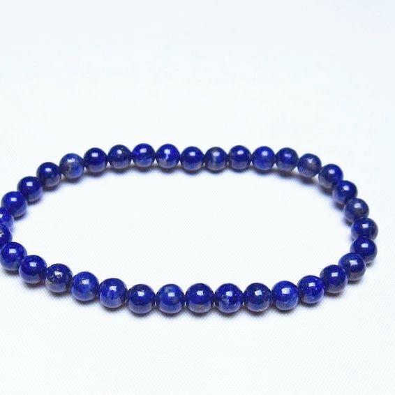 ラピスラズリ ブレスレット 5mm 一点物 メール便可 [M便 1/10] 111-48322