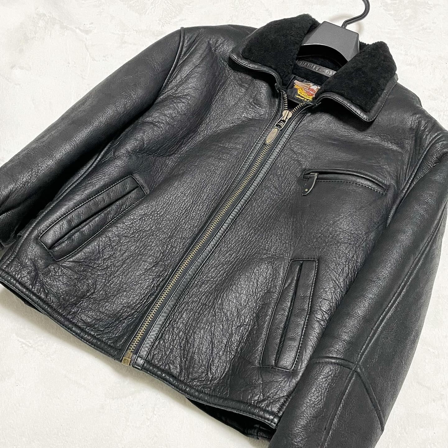 Harley-Davidson ハーレーダビッドソン ムートンジャケット レザー 