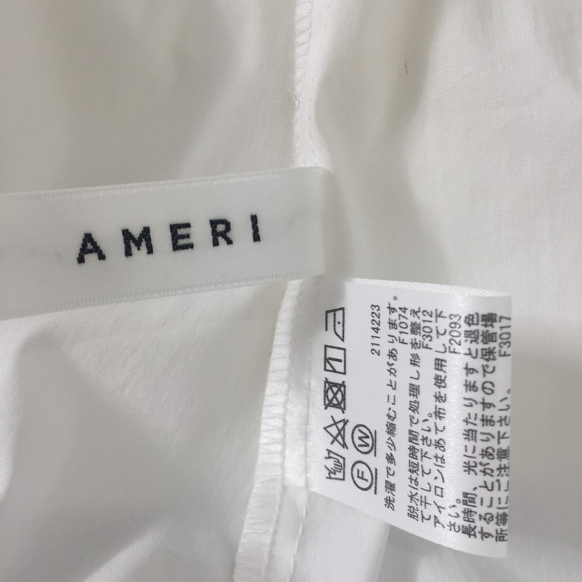 Ameri vintage 2way ギャザーシャツ