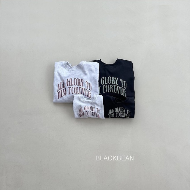 【取寄】blackbean|glory sweatshirt (adult)|グローリースウェット( アダルト)|FREE|mom|26 autumn