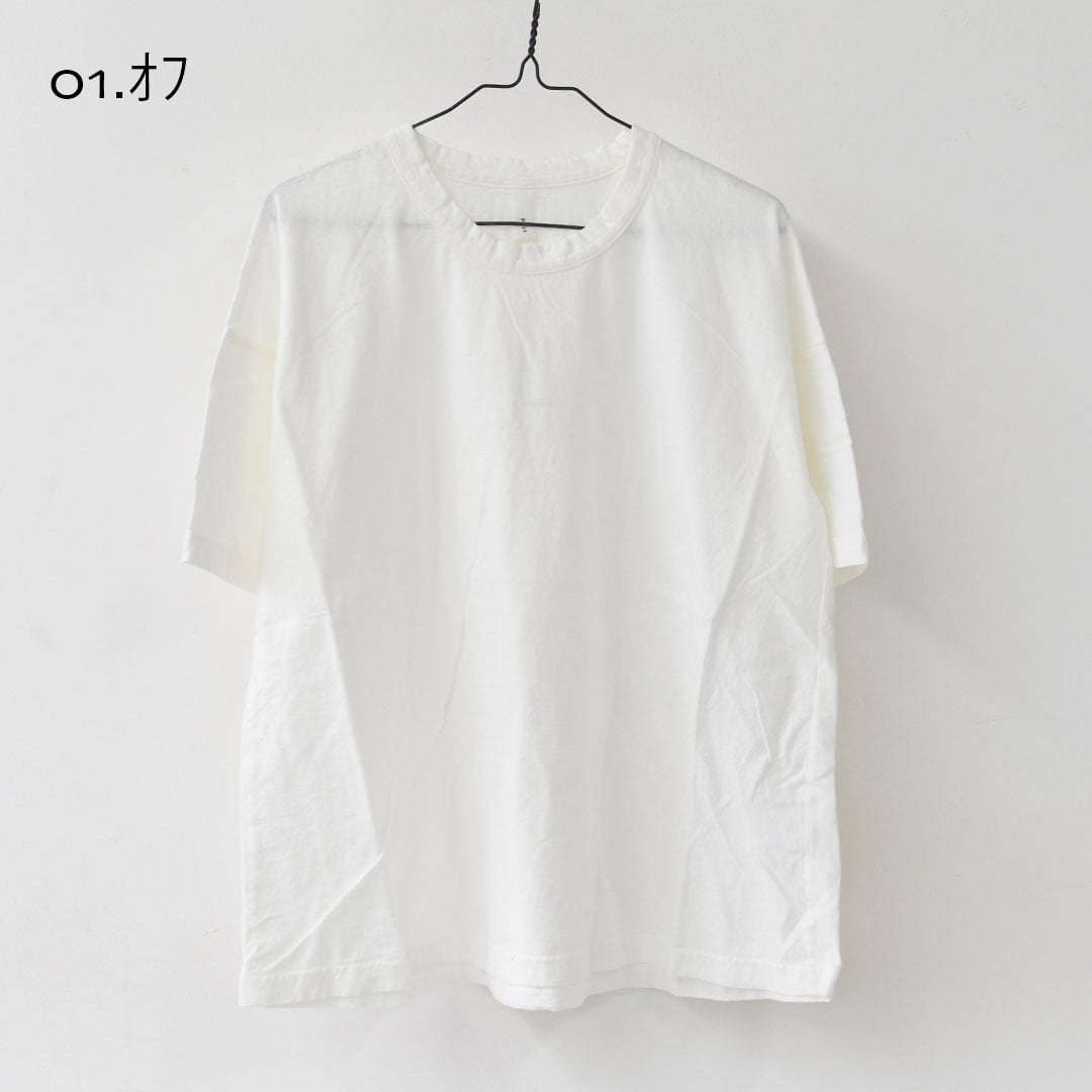 prit [プリット] 30/1リサイクルムラ糸天竺フレアTシャツ [P92628