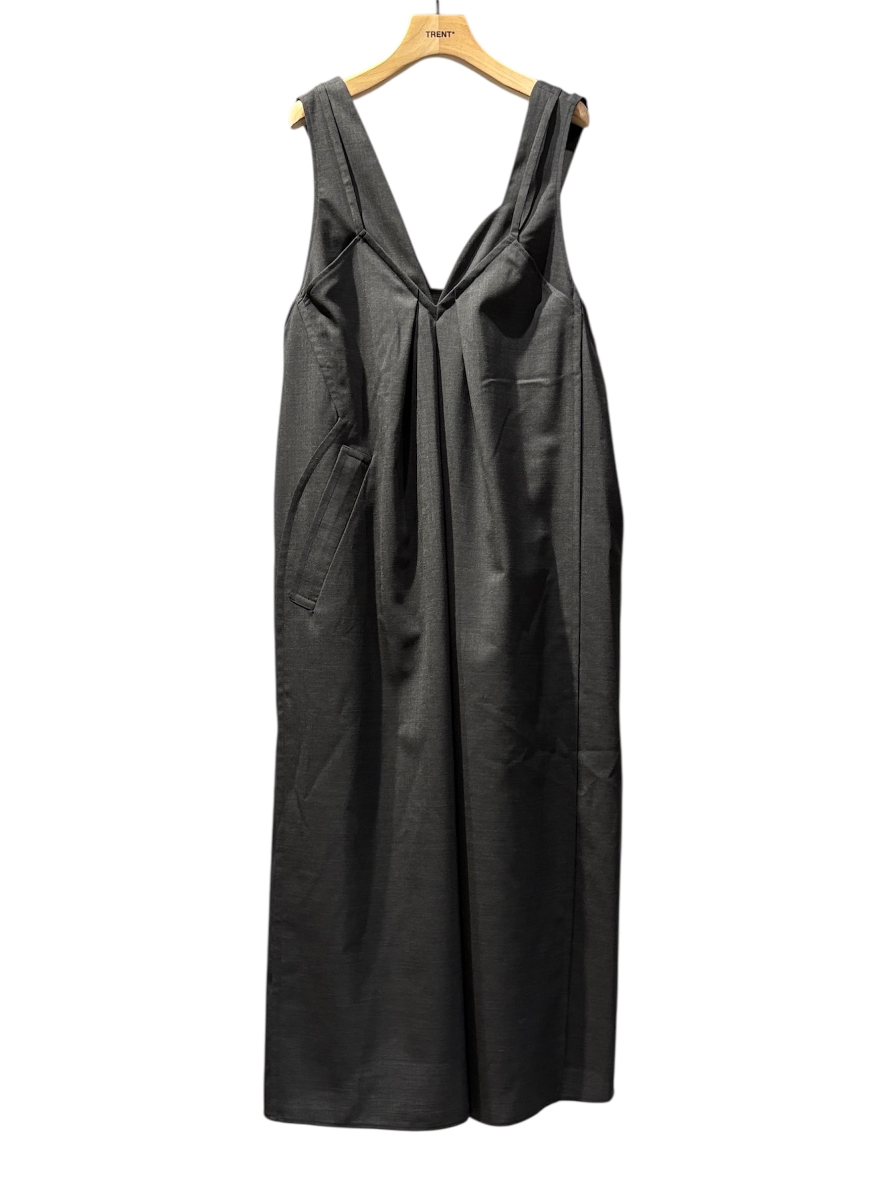 26SS】ENFOLD エンフォルド / LAYERED-LIKE JUMPER SKIRT / ジャンパー