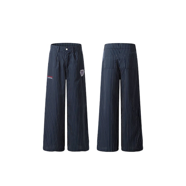 ストライプトラッドミックスルーズパンツ R00641