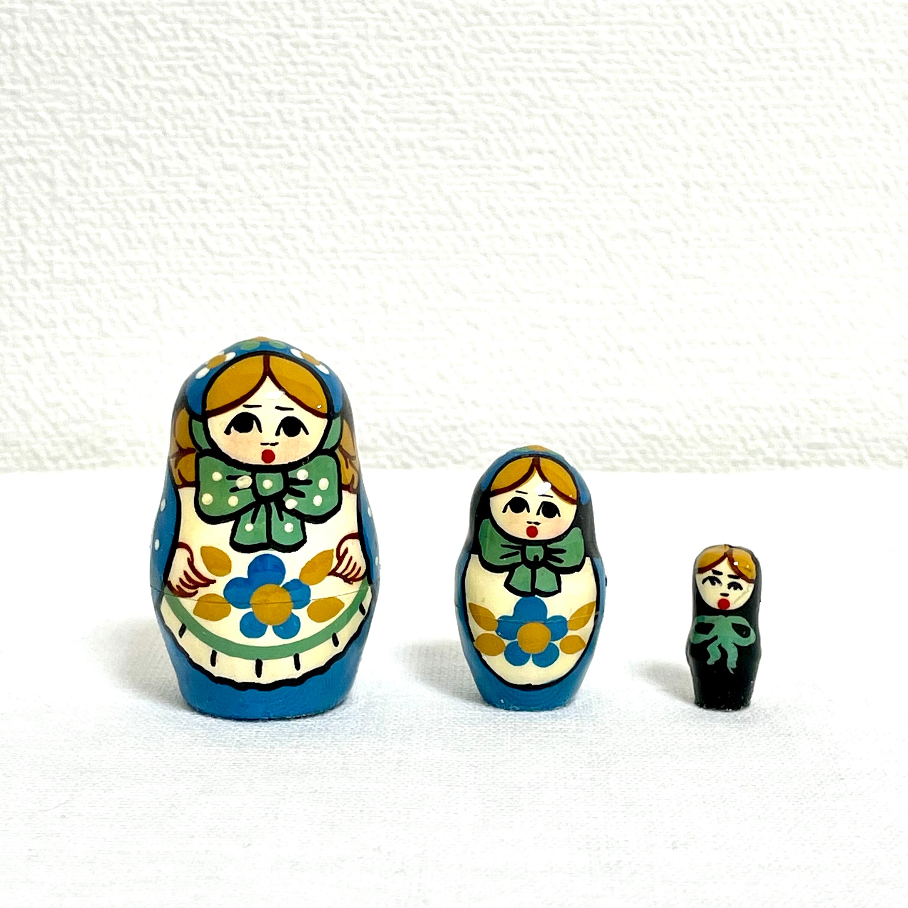 新品 ロシア セルギエフパッサード マトリョーシカ 17cm 5体セット B
