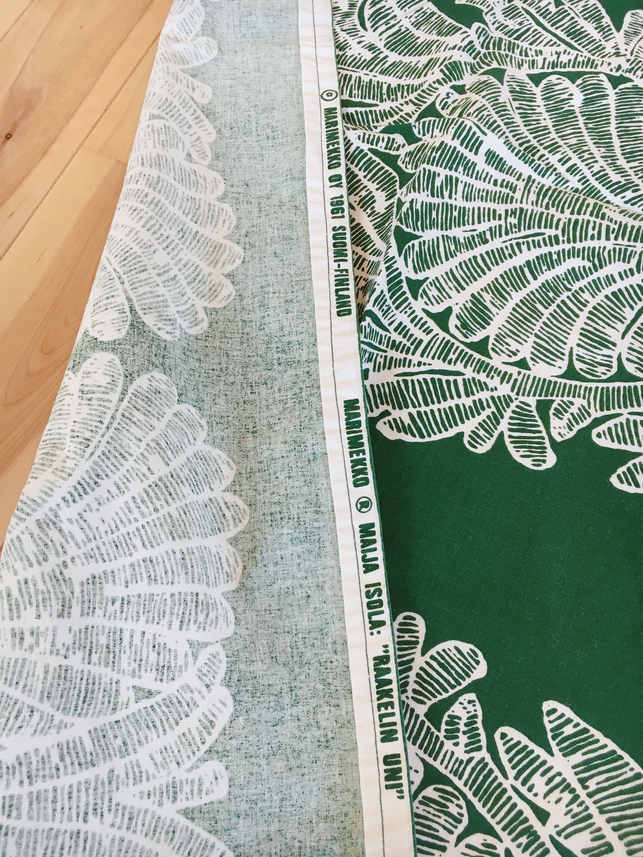 *入荷* marimekko ビンテージ生地 Raakelin Uni マイヤ・イソラ 1961年