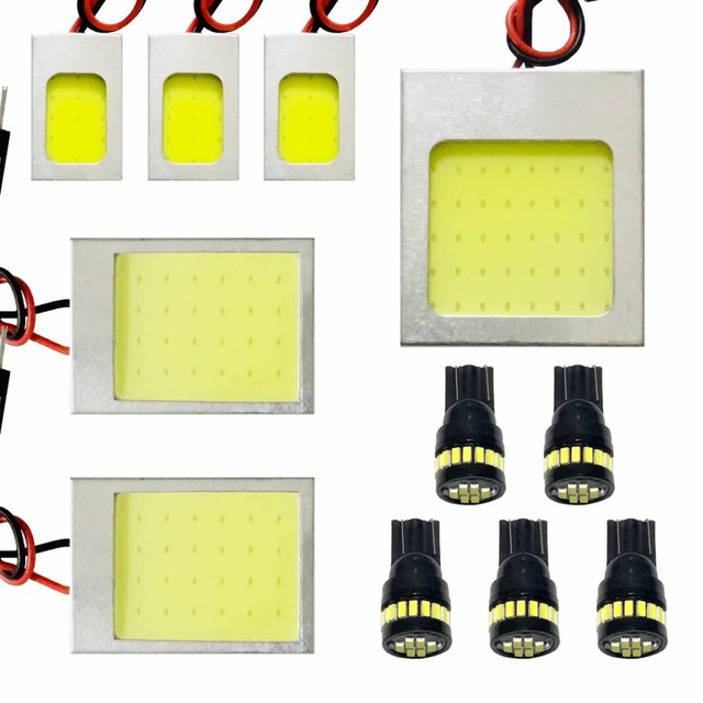 レクサス IS300h AVE30 T10 LED ウエッジ球 室内灯 改良版 COBパネル 超爆光 ルームランプ 11個セット ホワイト 車検対応