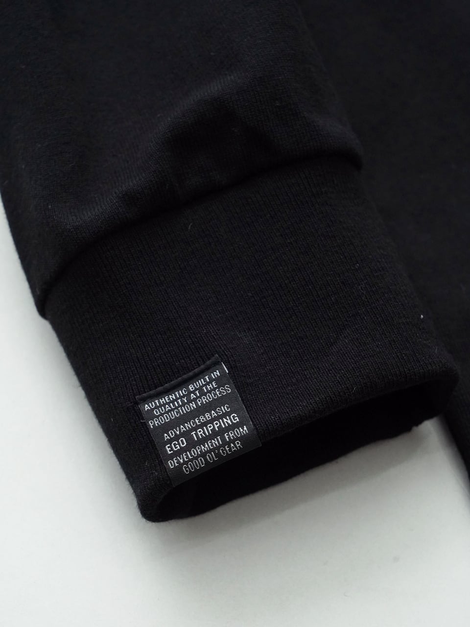 EGO TRIPPING (エゴトリッピング) PRINTTEE -B long ロンTEE / BLACK