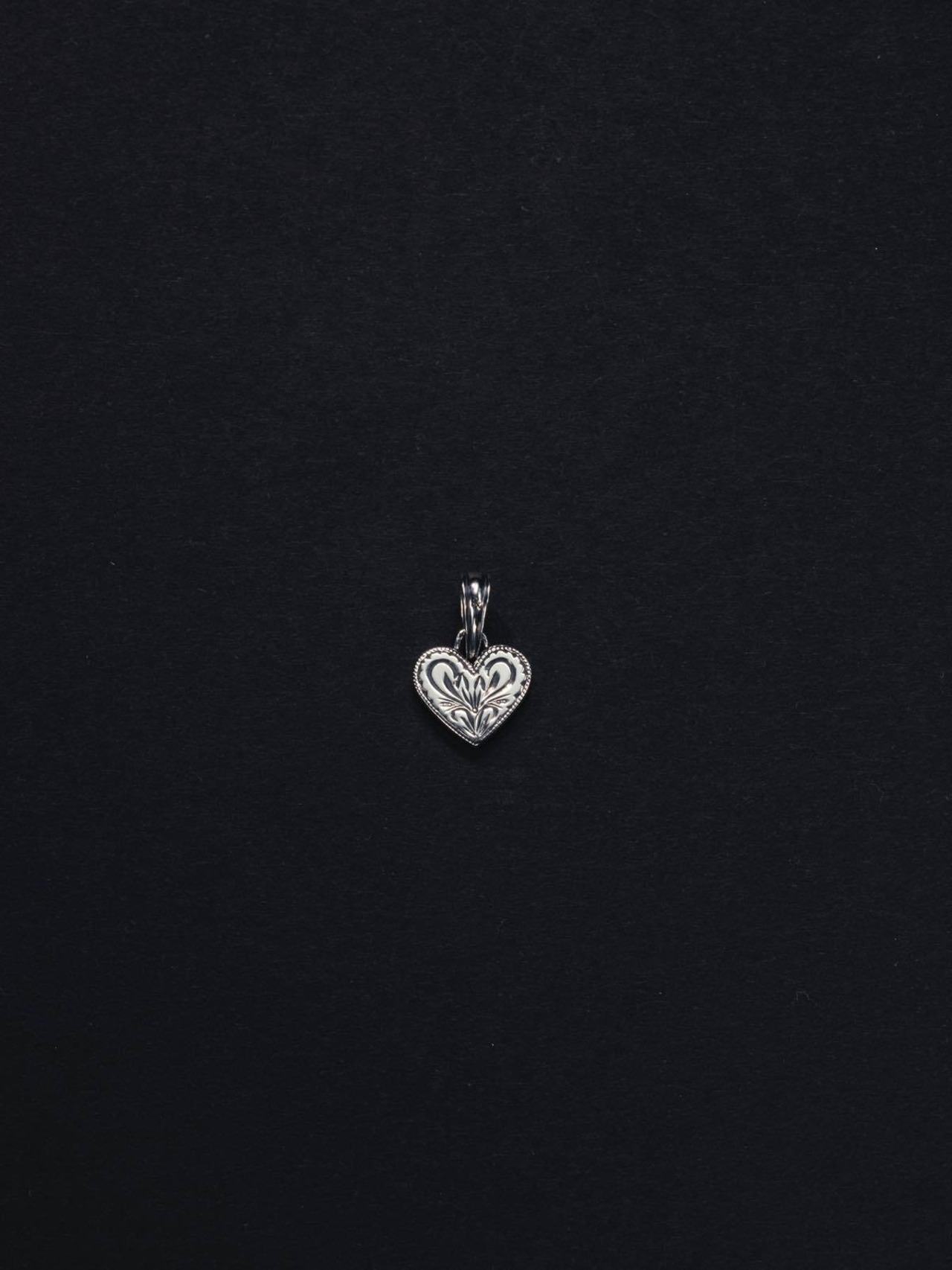 Engraved Heart Pendant