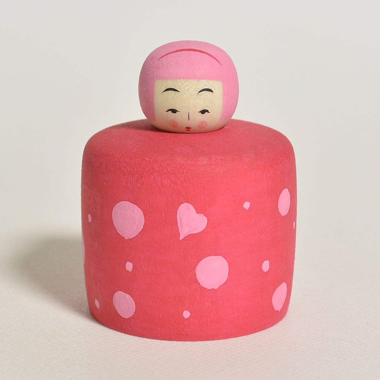 ドットちゃんえじここけし 約1.5寸 約4.5cm 鈴木明 工人（作並系