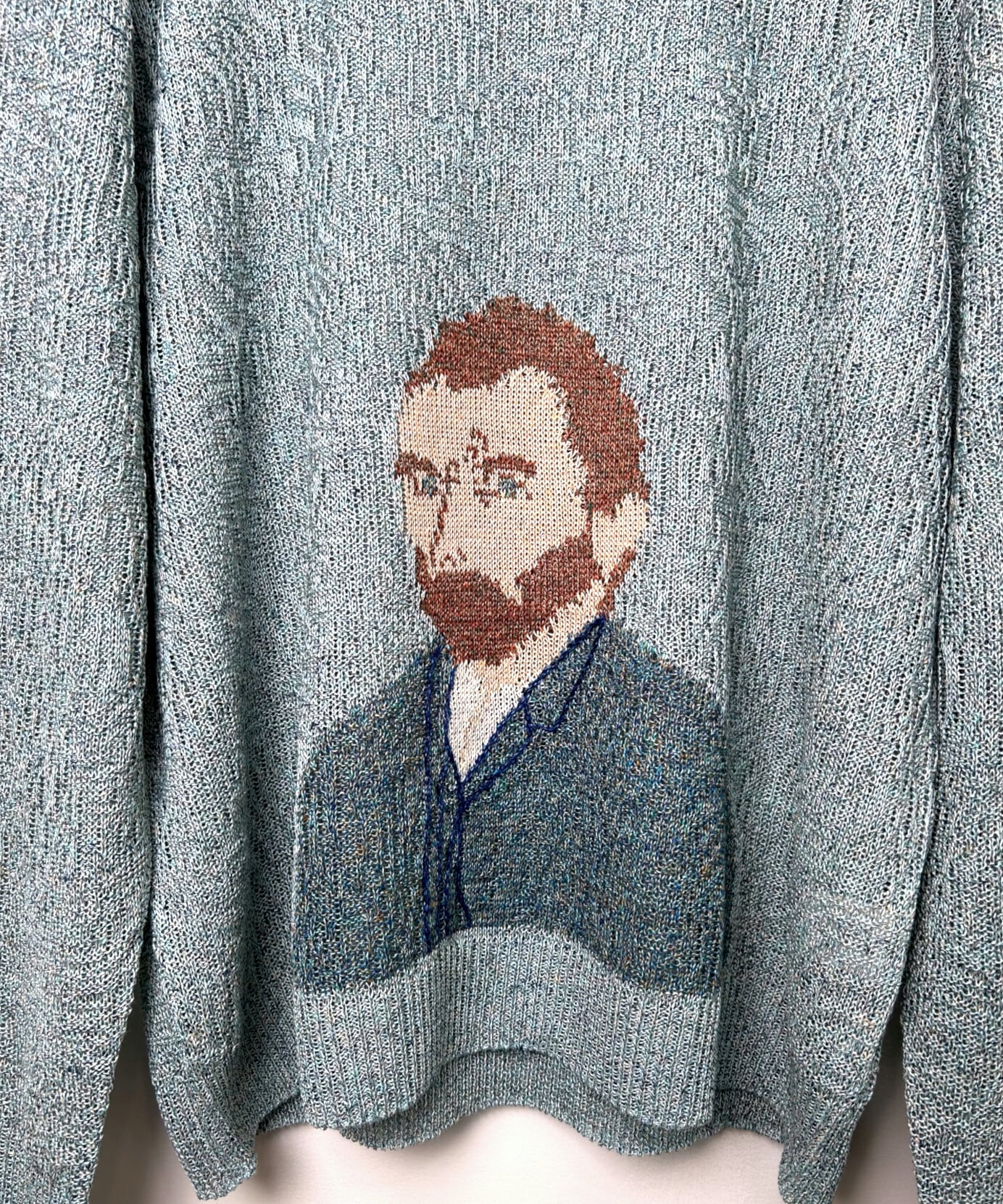 Kota Gushiken / KGSS26-K06 WAVY LINEN VAN GOGH (LIGHT BLUE