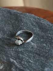 Silver 925 ring petite oval-8-1