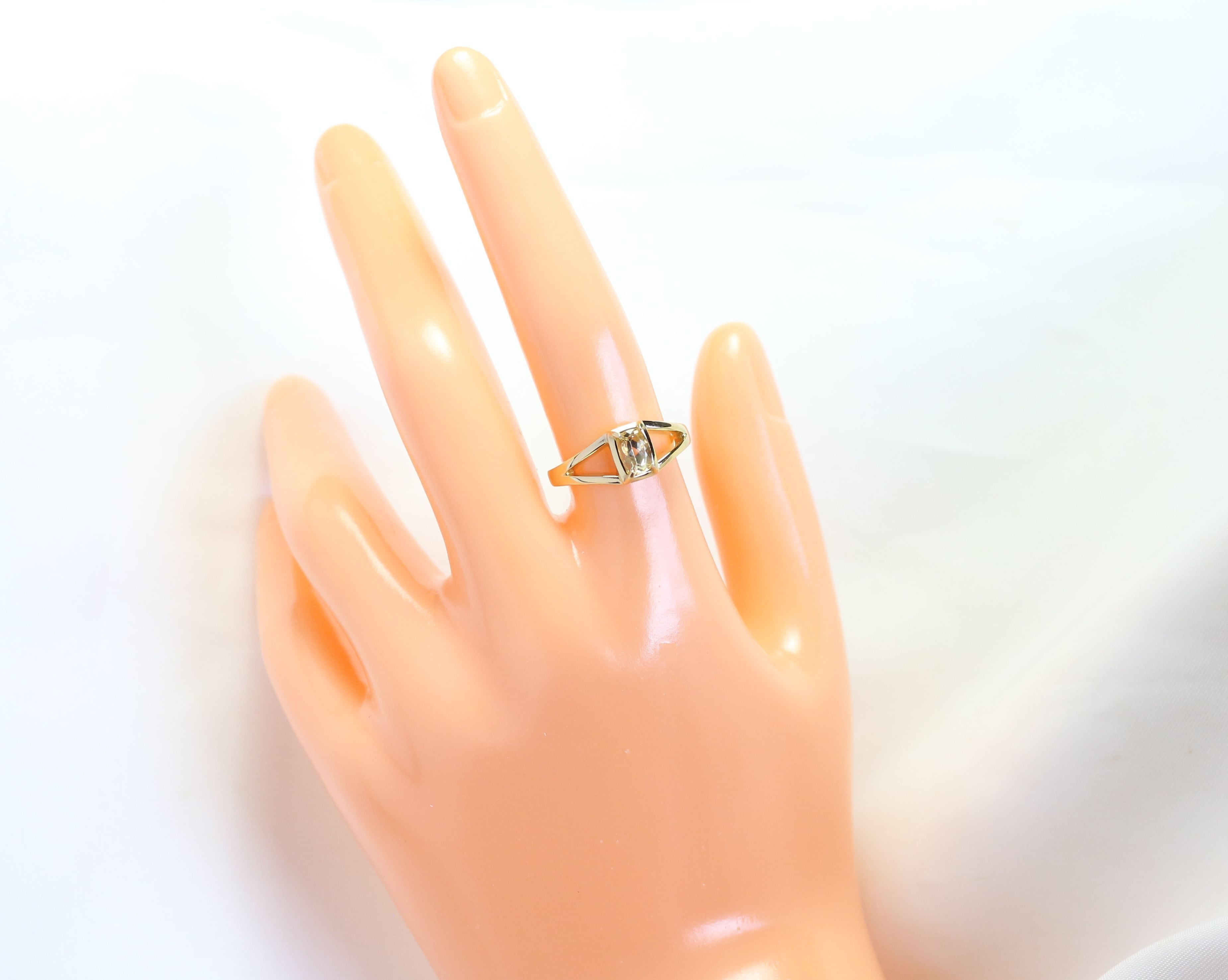 K18YG インペリアルトパーズリング 0.71ct | Atelier Ozaki