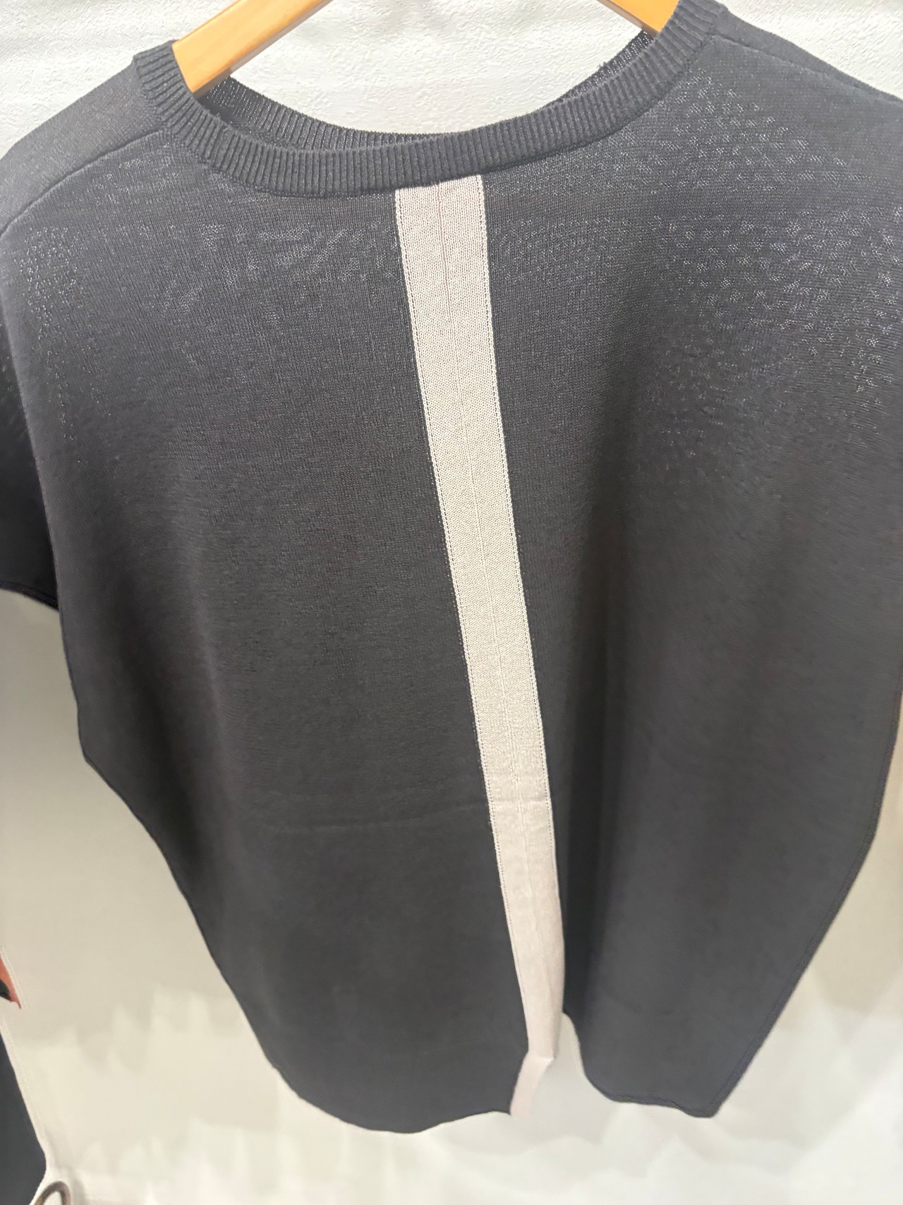 ROBE blue fronce 圧縮ロゴ　サマーニット　611914