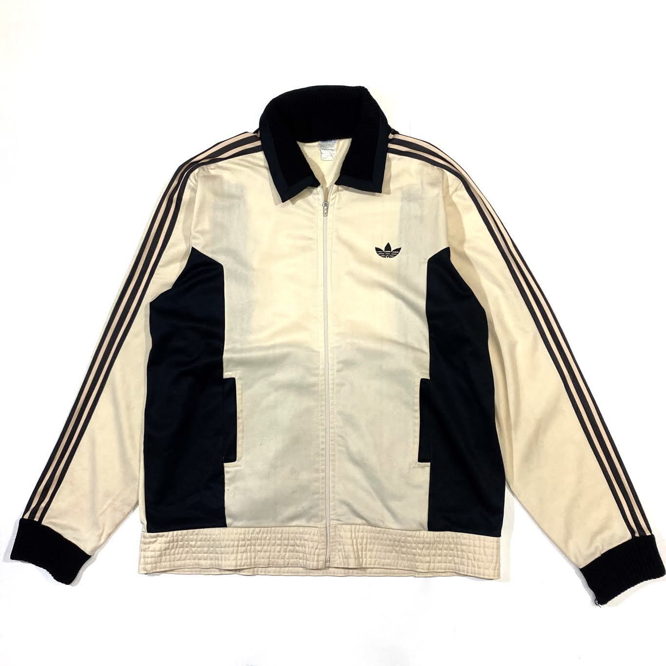 希少 70年代 VENTEX社製 adidas アディダス 襟ニット ジャージ 