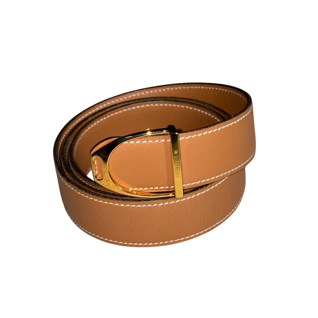 HERMES leather belt