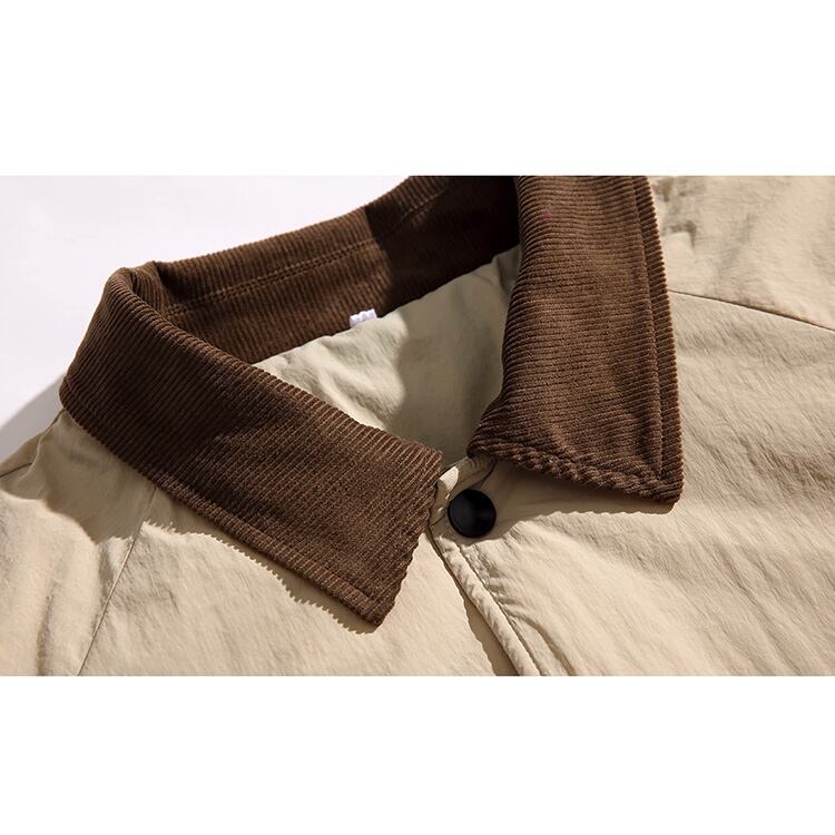 ★AMERICAN RETRO CORDUROY LAPEL COTTON JACKET　　　A0890