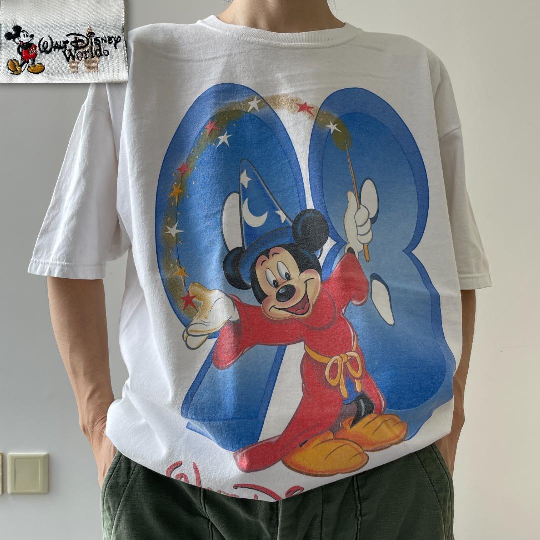 tGG27 Tシャツ 90s 98年 ディズニーワールド 魔法使いミッキー tGG27 Tシャツ 90s 98年 ディズニーワールド 魔法使いミッキー