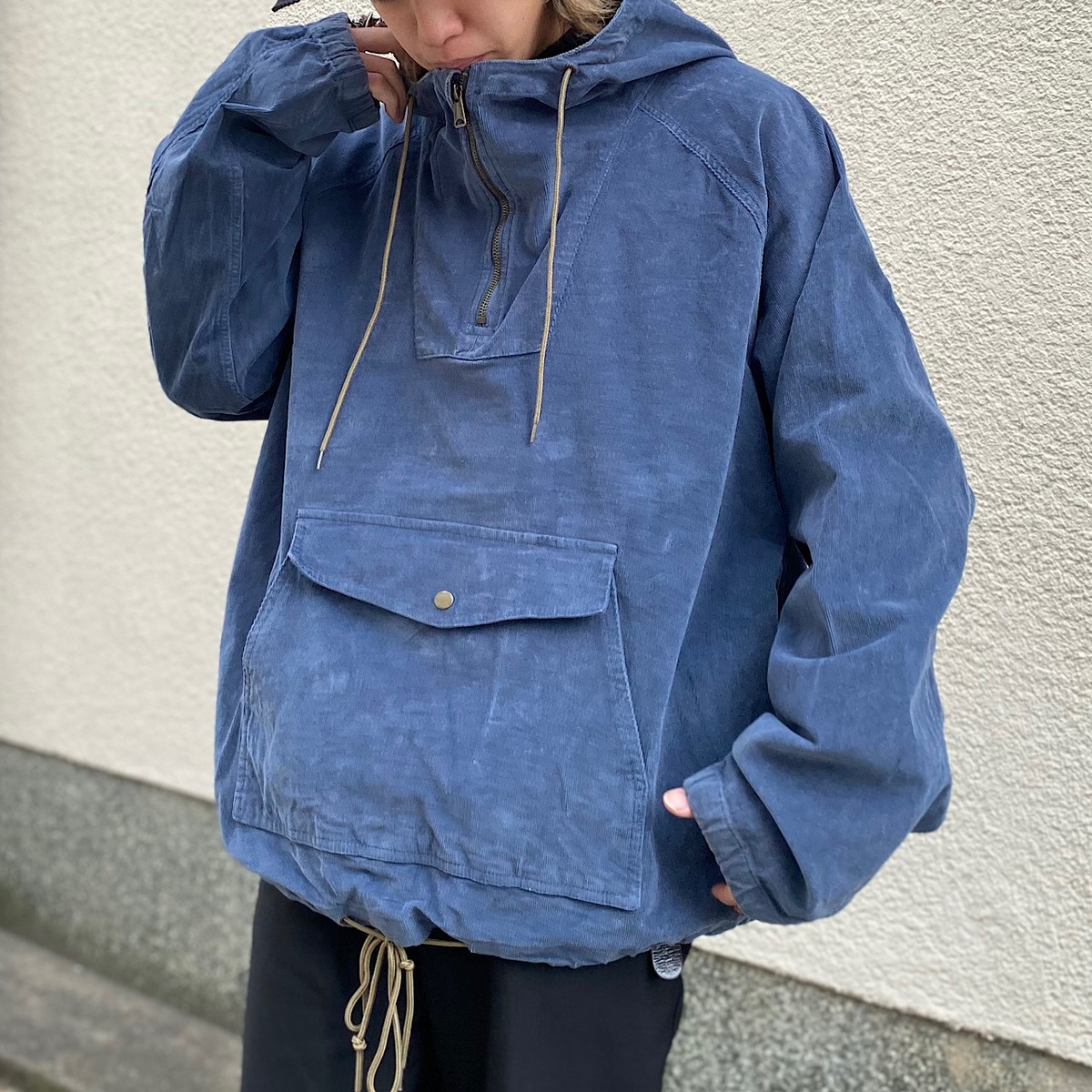 ビッグサイズ OLD NAVY オールドネイビー コーデュロイ アノラック 