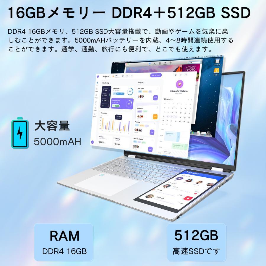 【高性能Core i7✨】簡単タッチパネル/新品SSD512GB　ノートパソコン