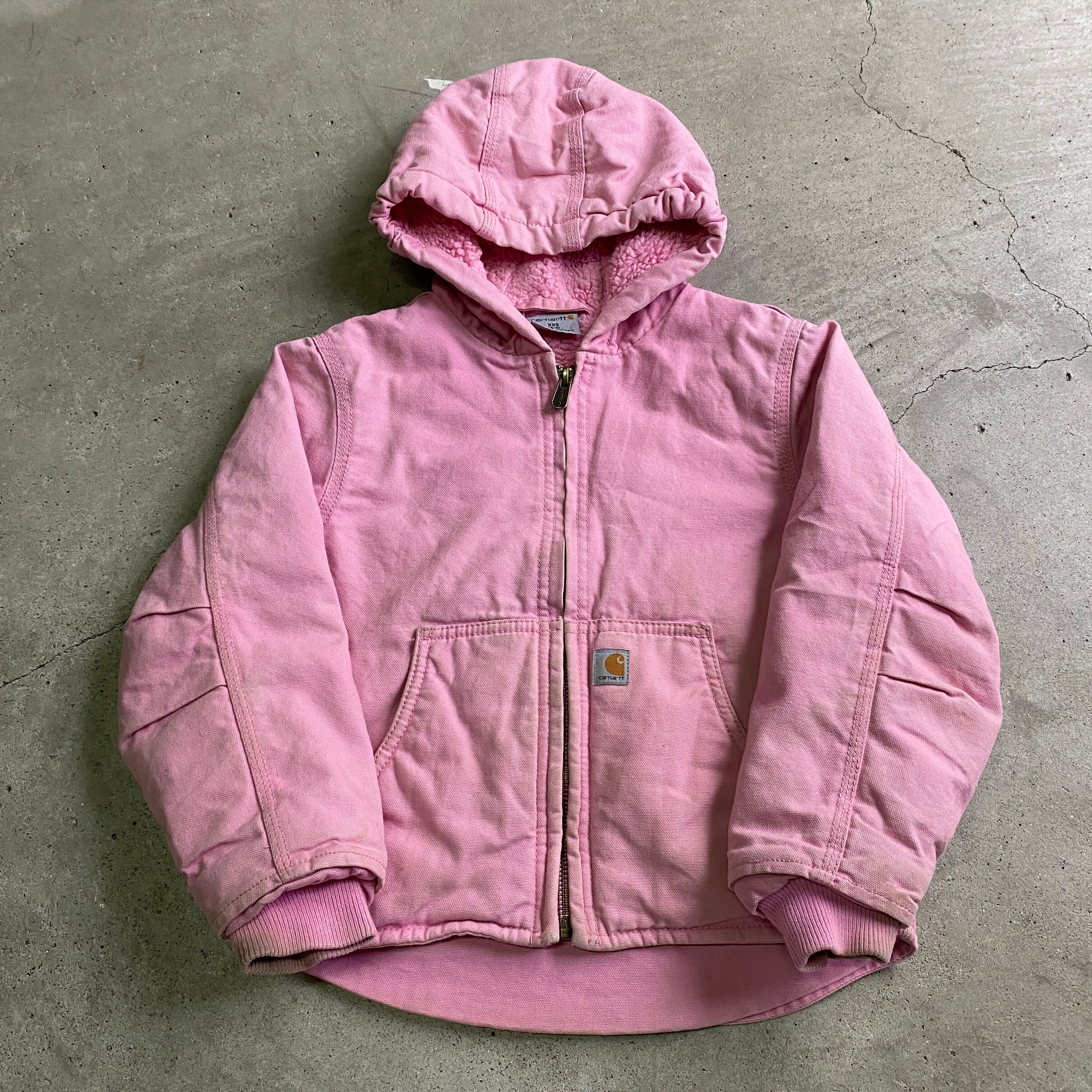 kids】Carhartt カーハート アクティブジャケット キッズ4-5歳 古着 