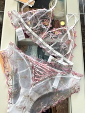 エテフリヴォリ 【上下セット】 三角ブラジャー&ショーツ リズシャルメル