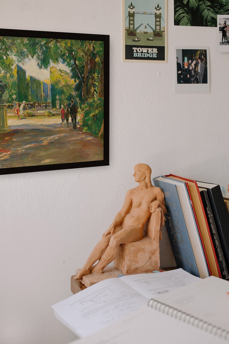 額縁付き] シェーンブルン宮殿の公園で アウグスト・リーガー アート